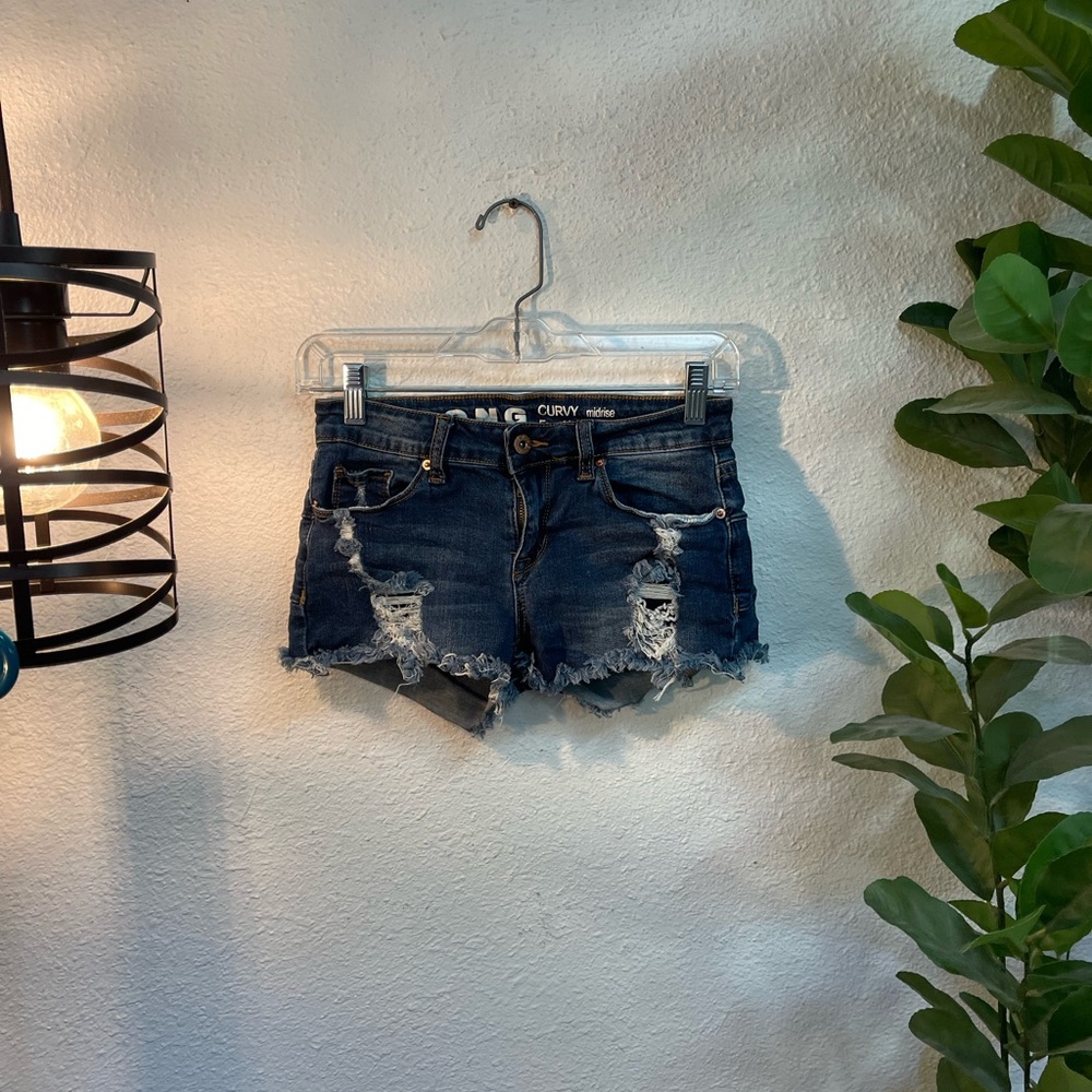 Distressed Denim Super Stretchy mini Shorts